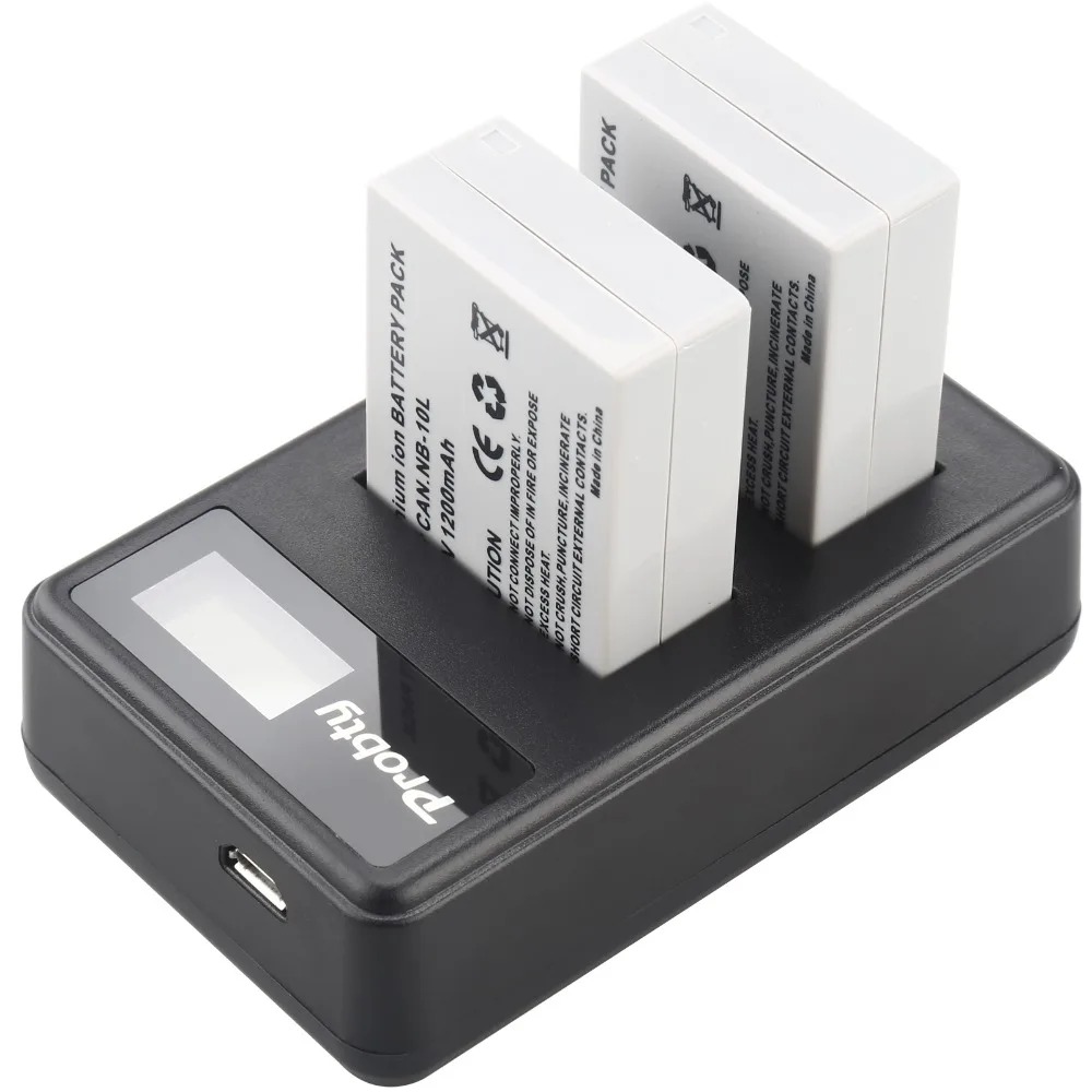 2 шт. Аккумулятор для Canon PowerShot G15 G16 G1X G3X SX40 SX40HS SX50 SX60 HS|nb 10l|nb10l batterynb10l battery charger |