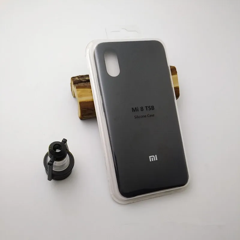 Оригинальный чехол Xiaomi Mi 8 с шелковистым мягким сенсорным покрытием жидкий