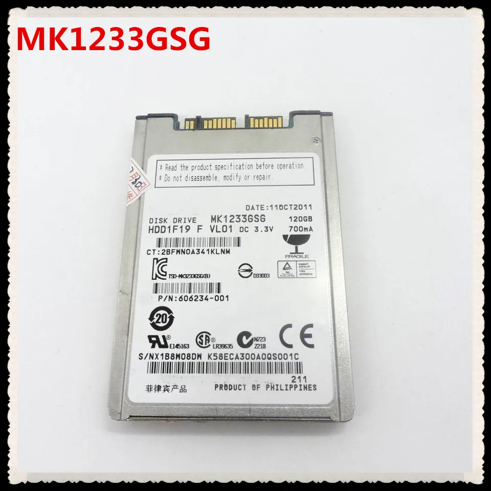 Новинка 120 ГБ HDD 1 8 &quotMicroSATA MK1233GSG для 2740p 2730p 2530p 2540p x300 x301 T400S T410S Замена MK2529GSG MK1633GSG|hdd