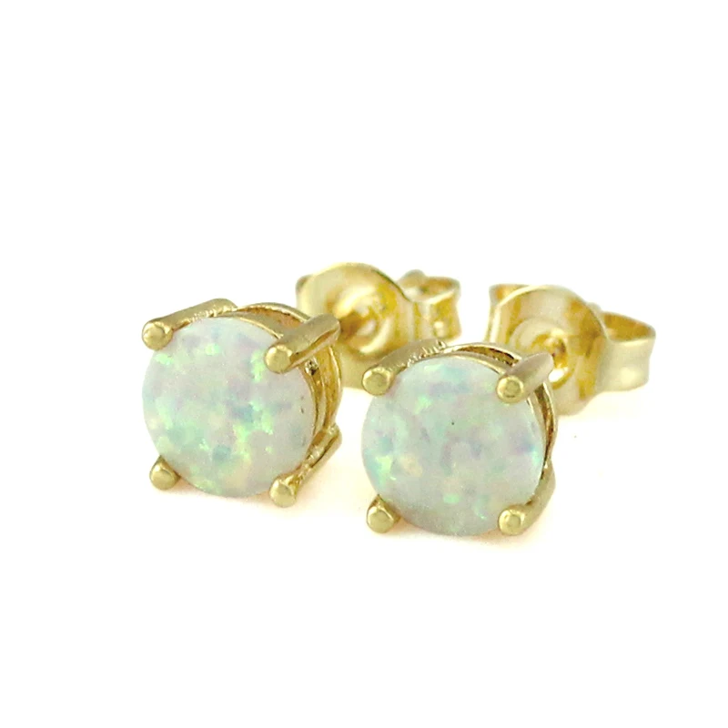 Наборы ювелирных изделий желтого золота без цепей белый опал камень бесплатная