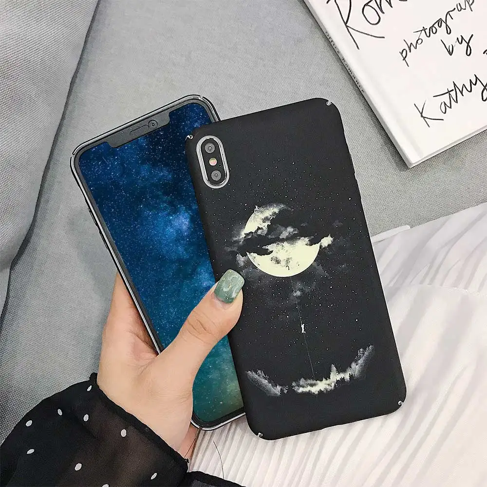 Роскошный светящийся чехол KISSCASE для iPhone 7 8 X XS XR Модный из поликарбоната MAX задняя