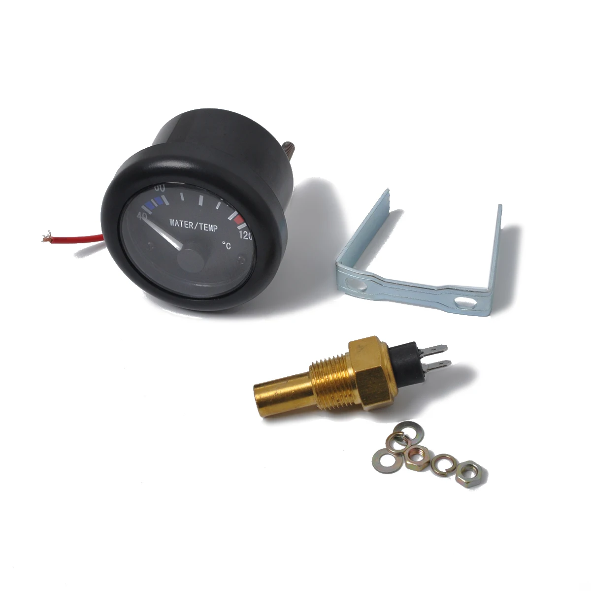 Universal 52mm 2 inch LED Backlight Waterproof Water Temp Temperature Gauge with Alarm Sensor for Automobiles Cars | Автомобили и