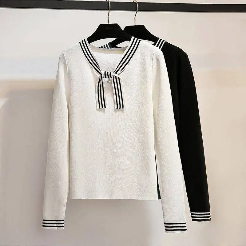 Корейская Женский комплект 2 шт. элегантная зимняя одежда предмета вязаный