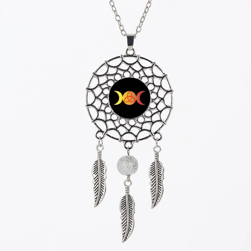 SUTEYI классическое ожерелье Ловец снов ведьмастерская перо кисточка