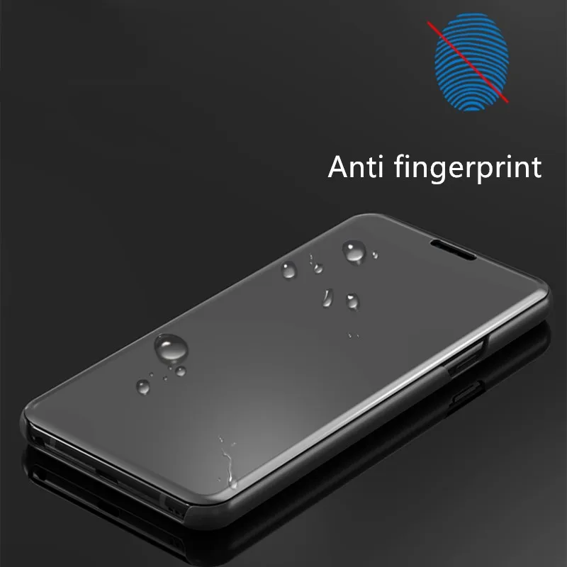 Для LG V40 V30 роскошный Clear View Smart Зеркало чехол для телефона ударопрочный полная
