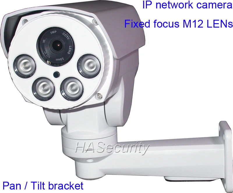3.0mp H.265 IP Камера 1/3 &quotAptina AR0330 датчик hi3516d + телеметрией кронштейн фиксированный