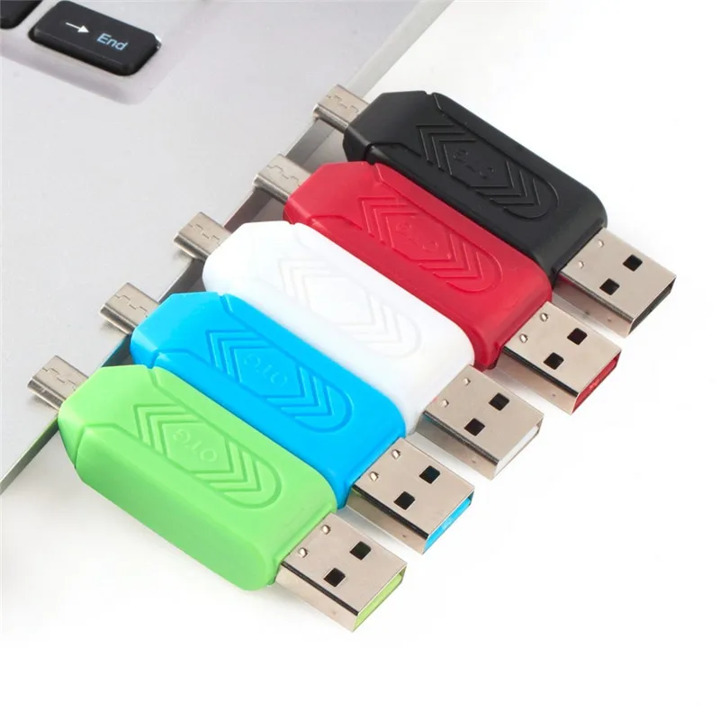 Micro USB зарядное устройство конвертер OTG кардридер 2 в 1 SD TF адаптер для Samsung Android