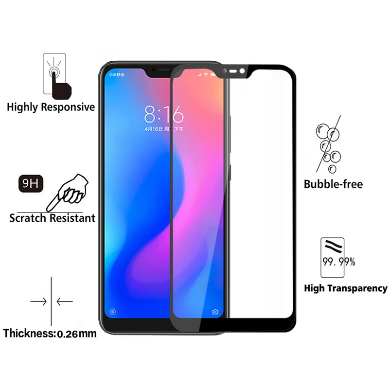 Soultz глобальная версия Полное стекло для Xiaomi Mi A2 5 99 &quotA2 Lite 84&quot закаленное Защита