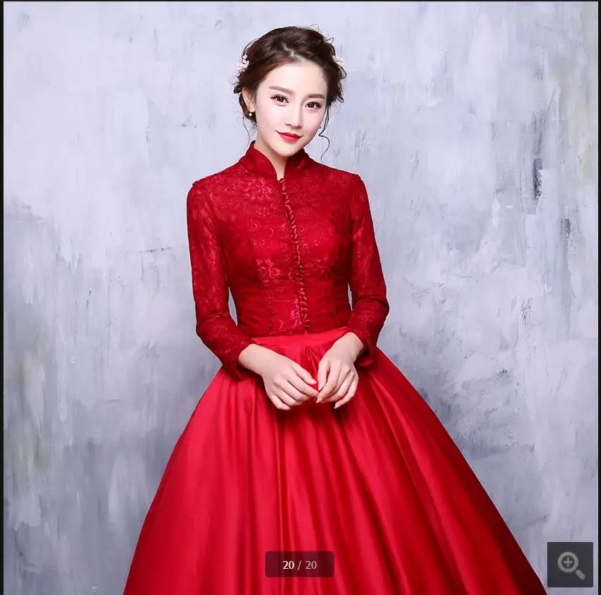 Robe De Soiree Красное Кружевное атласное ТРАПЕЦИЕВИДНОЕ платье для выпускного вечера