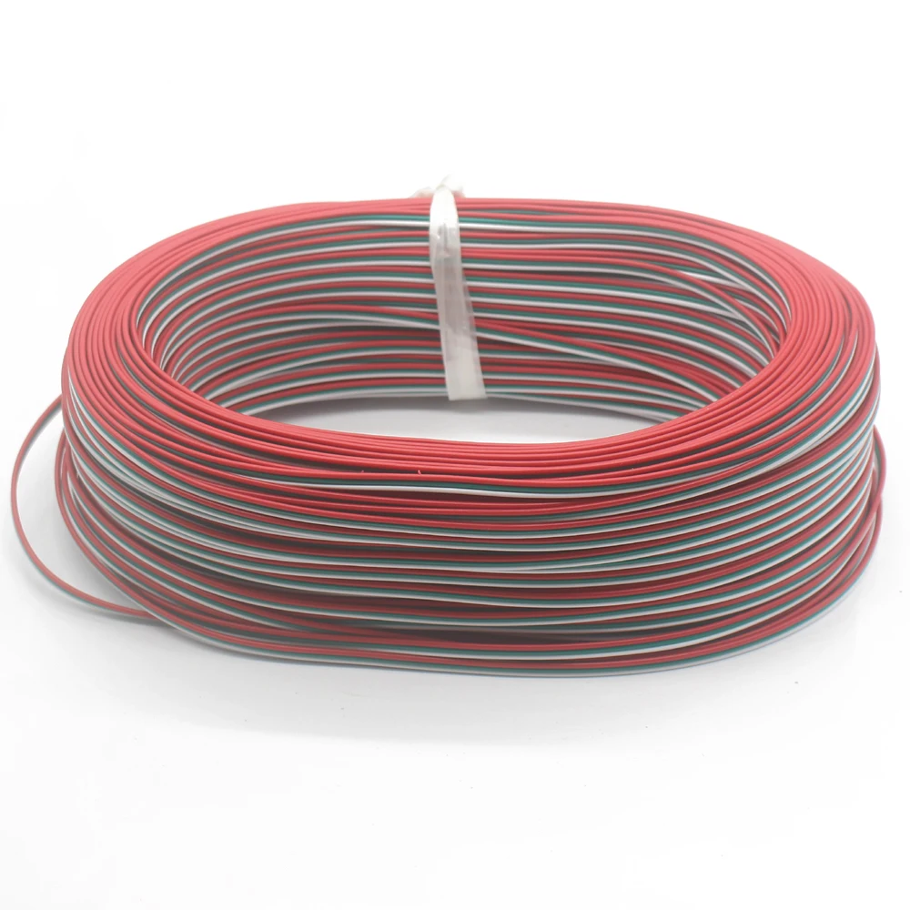 2 контактный 3 4 5 40 1 м 10 20 22AWG Электрический Удлинительный кабель для одноцветной