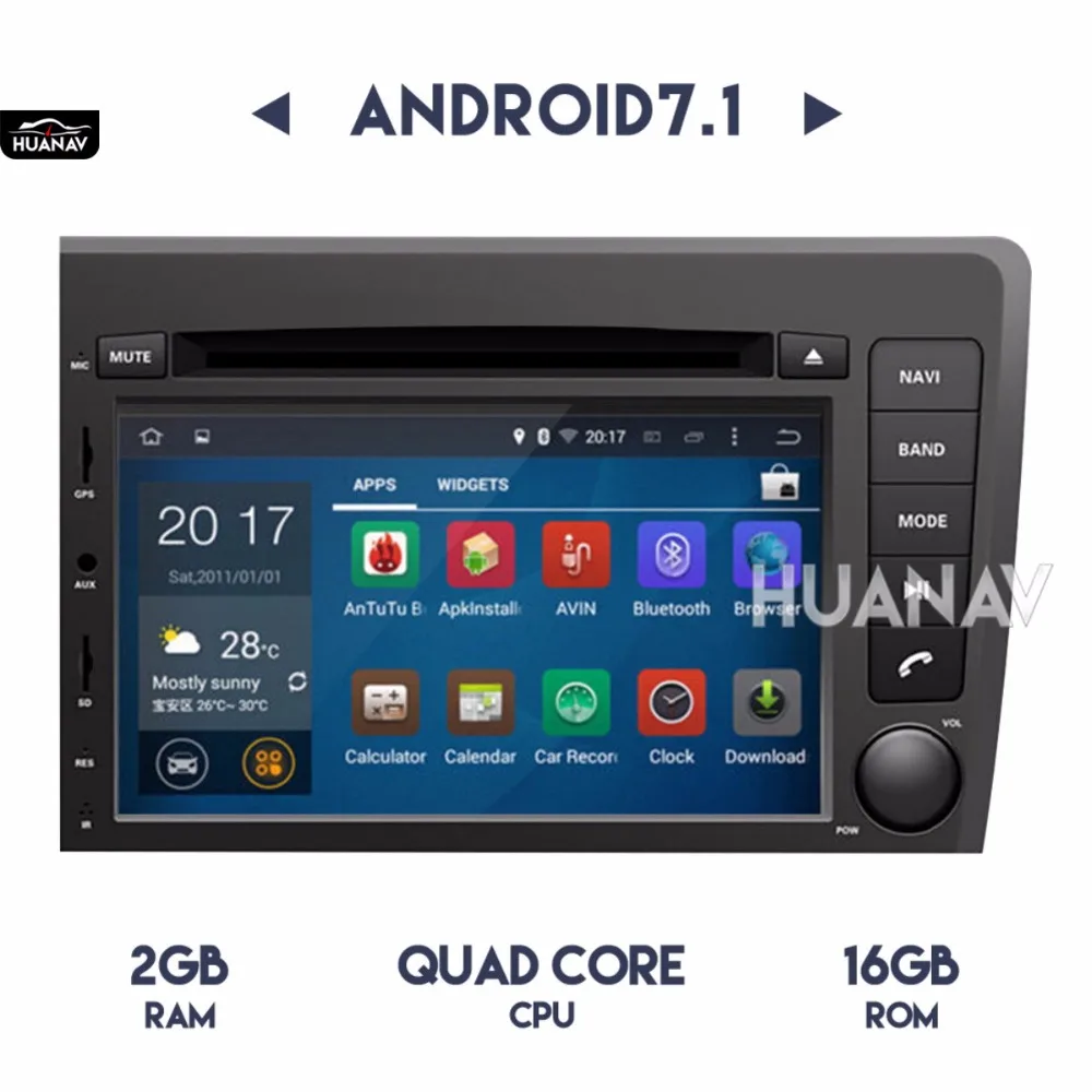 Автомобильный dvd-плеер gps навигация для VOLVO S60 V70 S80 XC70 2000-2004 автомобильный мультимедийный плеер 2 din радио gps Android 6 авто стерео