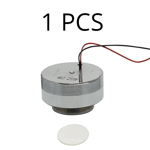 55 мм 4Ohm 25 вт DIY супер бас стерео резонанс и вибрация динамик Полная частота ударный Рог металлический динамик NdFeB двойной Магнитный - Цвет: 1 piece