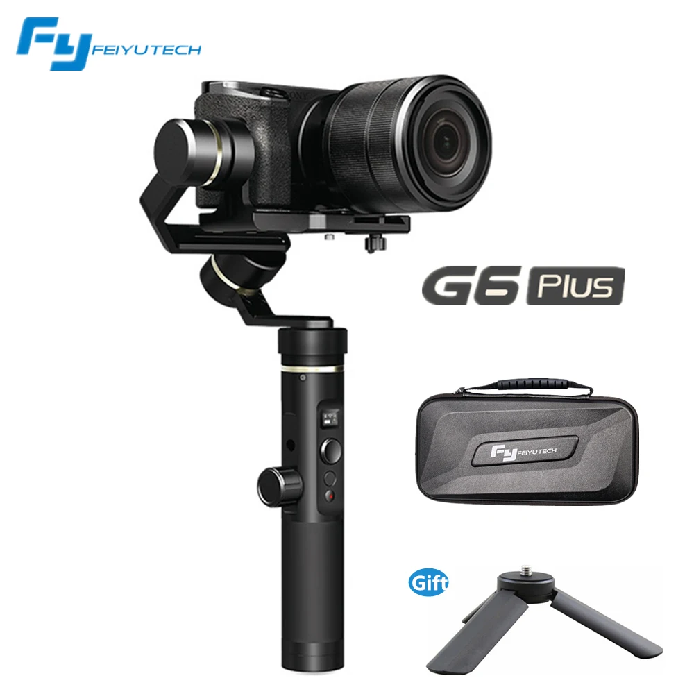 FY FEIYUTECH G6 Plus 3 осевой карданный стабилизатор для Micro single Canon Sony Action Camera Smartphone xiao mi Gopro