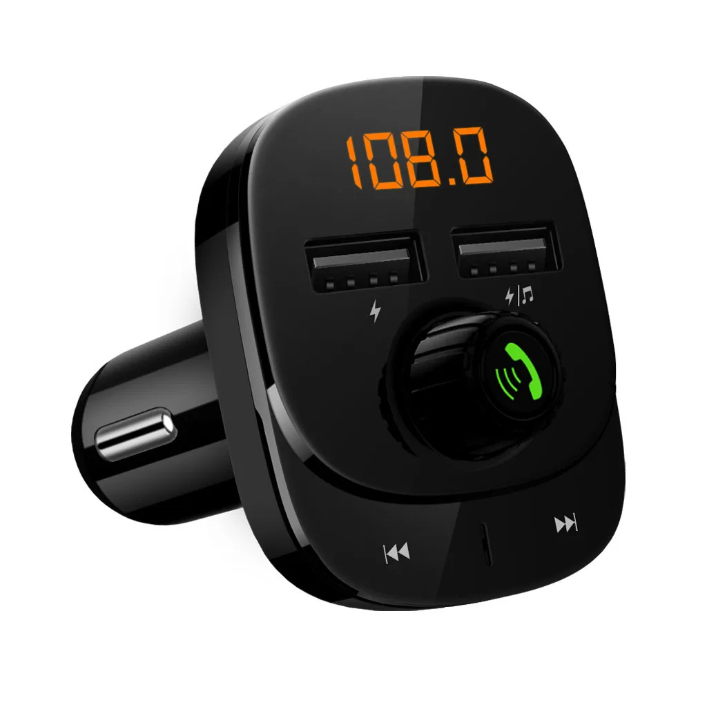 Новинка 2019 для BT прикуривателя автомобильный fm передатчик mp3 плеер с двойным USB
