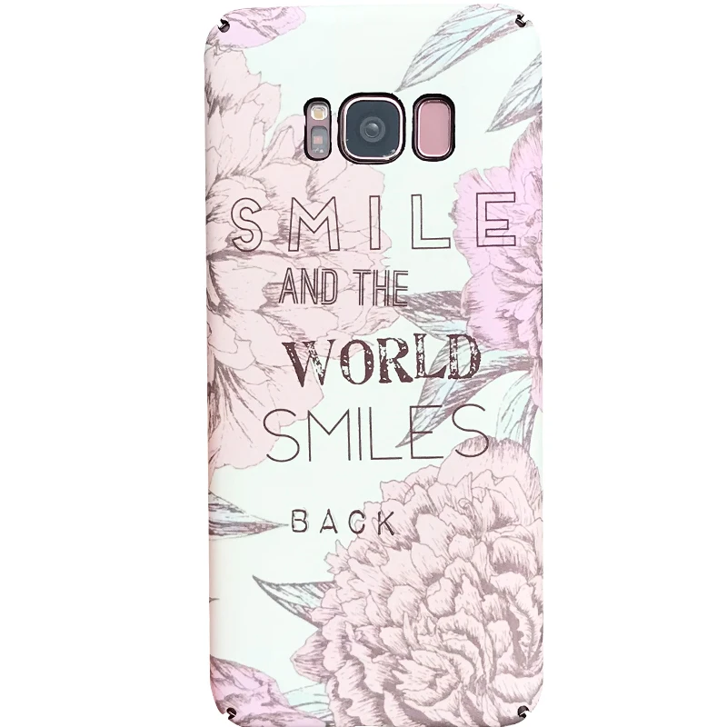 Твердые Чехлы YHBBCASES из поликарбоната в стиле ретро с цветами для Samsung Galaxy S10 S8 S9 Plus