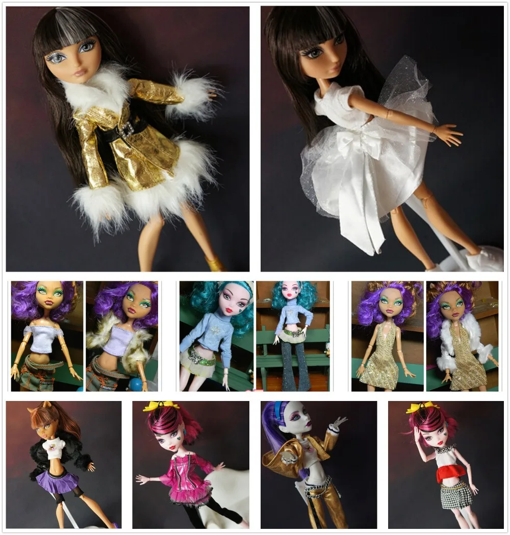 Оптовая продажа высокое рекомендованное 1/6 Кукольное Повседневное платье модные