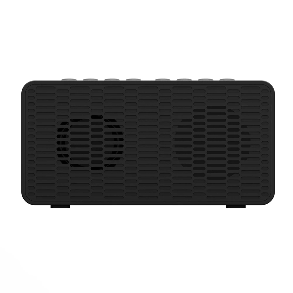 BT506 Wireless LED Display Mini Mirror Screen Alarm Clock Bluetooth Speaker Gift hot