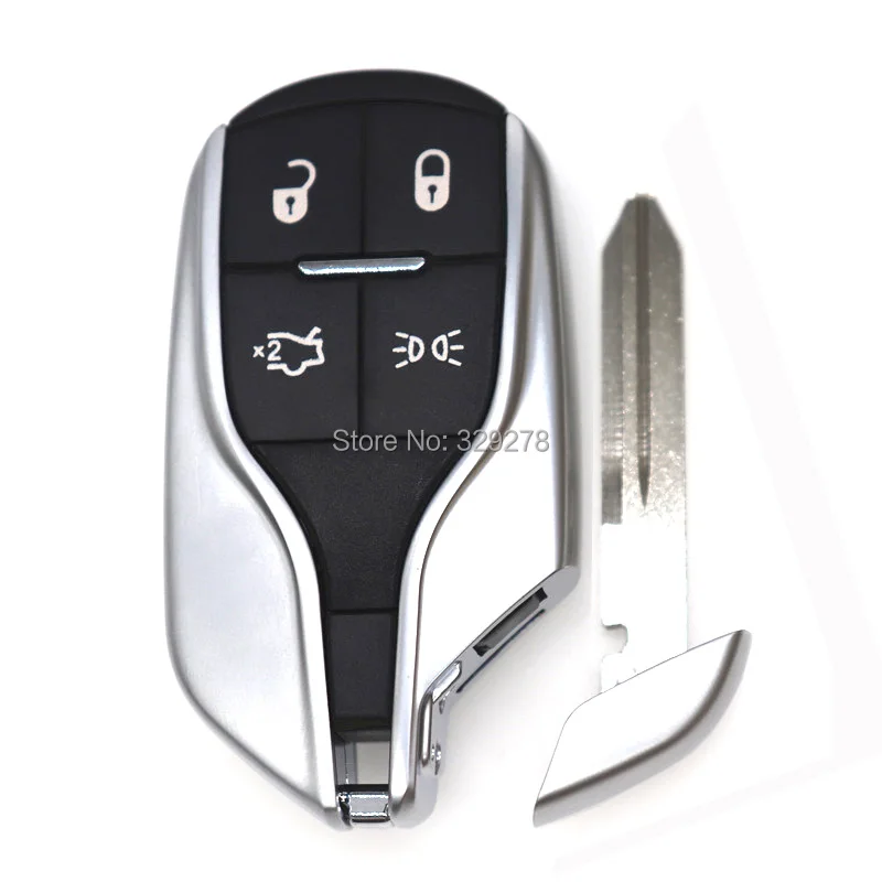 4 кнопки сменный умный чехол для пульта дистанционного управления Maserati Quattroporte