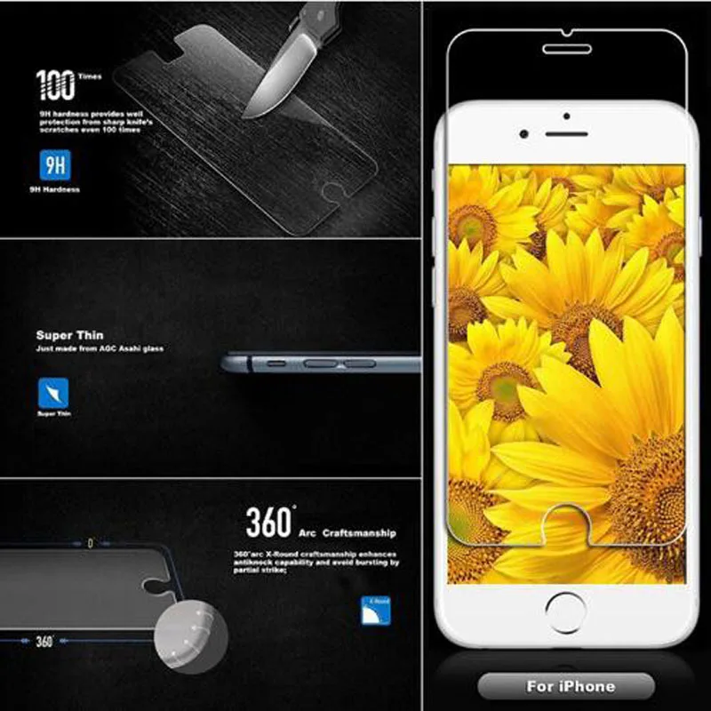 Weiiziy для iphone 8 plustempered Стекло 2.5D 9 H защитный Экран протектор iPhone плюс крышка
