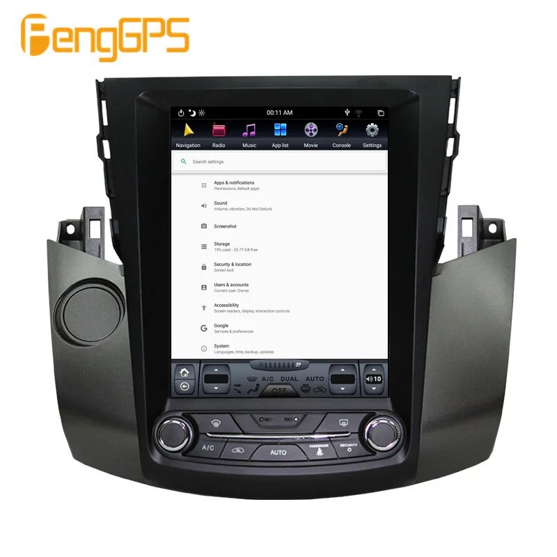 Автомобильный радиоприемник на Android для Toyota RAV4 RAV 4 2006 - 2012 Tesla мультимедийный PX6