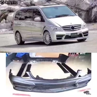 w639 frp car body kit unpainted front rear bumper side skirts fender for mercedes benz w639 viano wald body kit 06 10