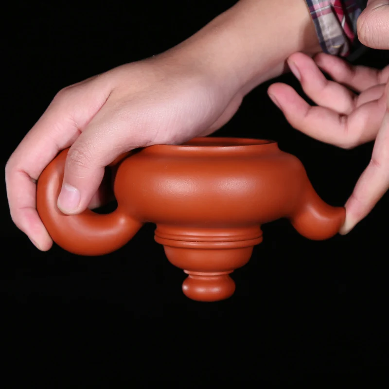 Оригинальный чайник из исинской глины 280 мл горшок для белки китайский здоровье