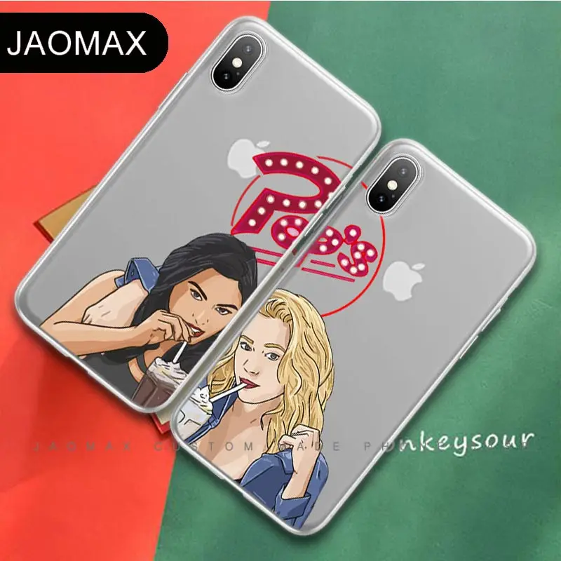 Jaomax мягкий прозрачный ТПУ дружба девчачий чехол для телефона iPhone 6 7 8 Plus 5S Xs Xr Max