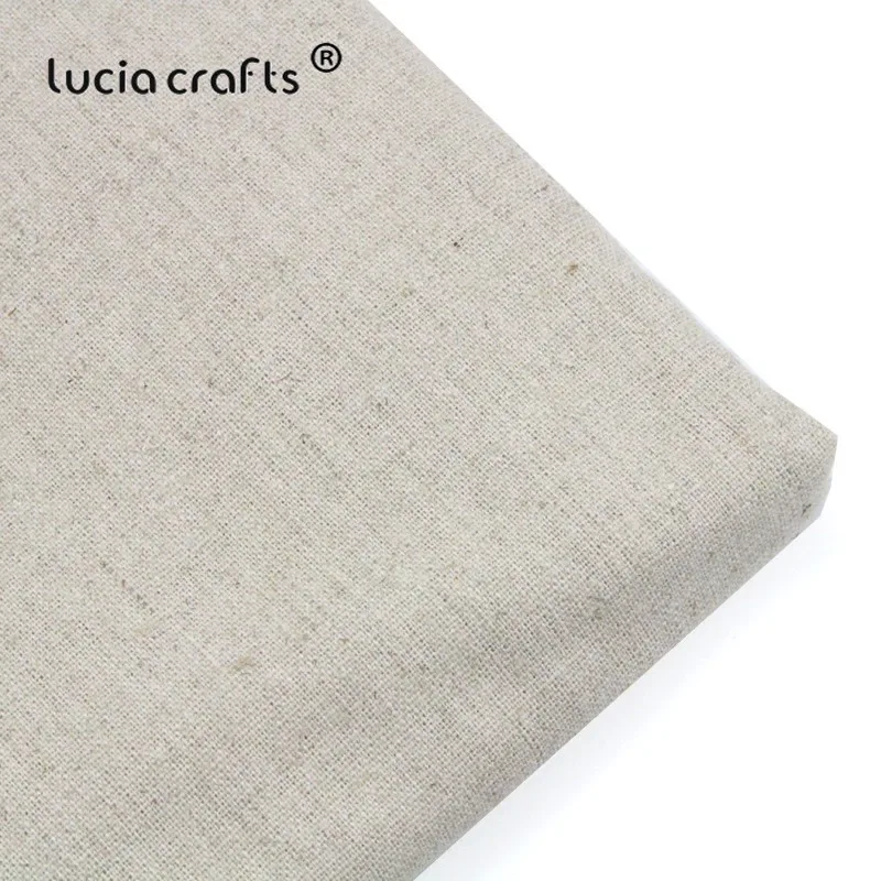 Распродажа Lucia crafts ткань сплошной цвет хлопок льняной ткани DIY одежды материалы