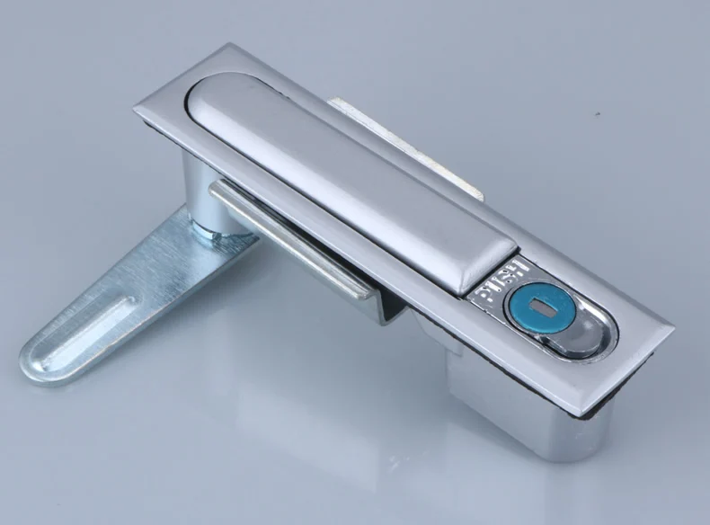 Заводская розетка черный серебряный квадратный плоский замок ms 818