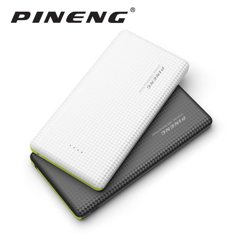 Оригинал Pineng power Bank 10000 мАч Внешняя батарея Pn 951 Портативное Мобильное быстрое
