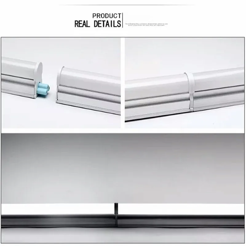 

LED T5 T8 integrated tube 6w 300mm 10w 600mm 220v 185-265v milky cover light free shipping 1ft 2ft cold white/warm white LAMP