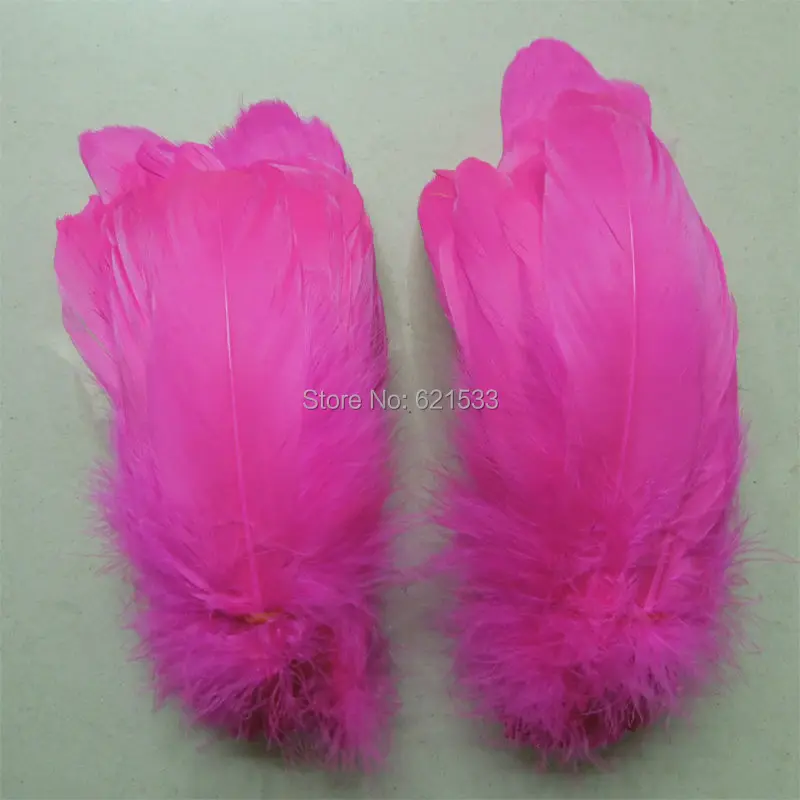 Plumas decoracion!200pcs/lot! Peach Goose Nagoire Feathers Loose feathers 13-18cm long craft for masks | Дом и сад
