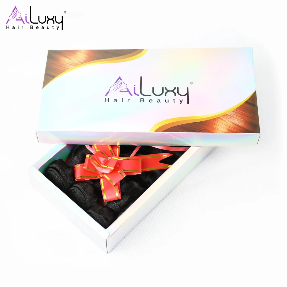 Ailuxy волос Beauty Natural волна Евразийского Волосы Remy Ткань Связки сделки с