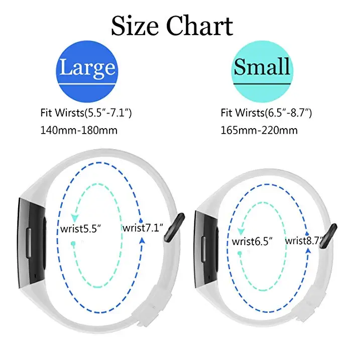 3 шт. силиконовый ремешок для часов Fitbit Charge сменный Ремешок Для Charge3 Band