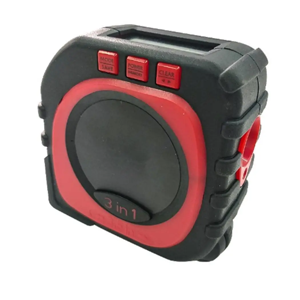 Измерьте цифровой лазерный геометрический 3 в измерении черный дисплей