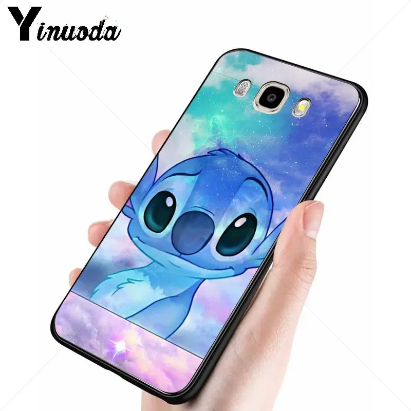 Yinuoda милый стежок Ohana черный чехол для телефона Samsung Galaxy j6plus j7 prime j8 j2 j4plus 2018 чехлы |