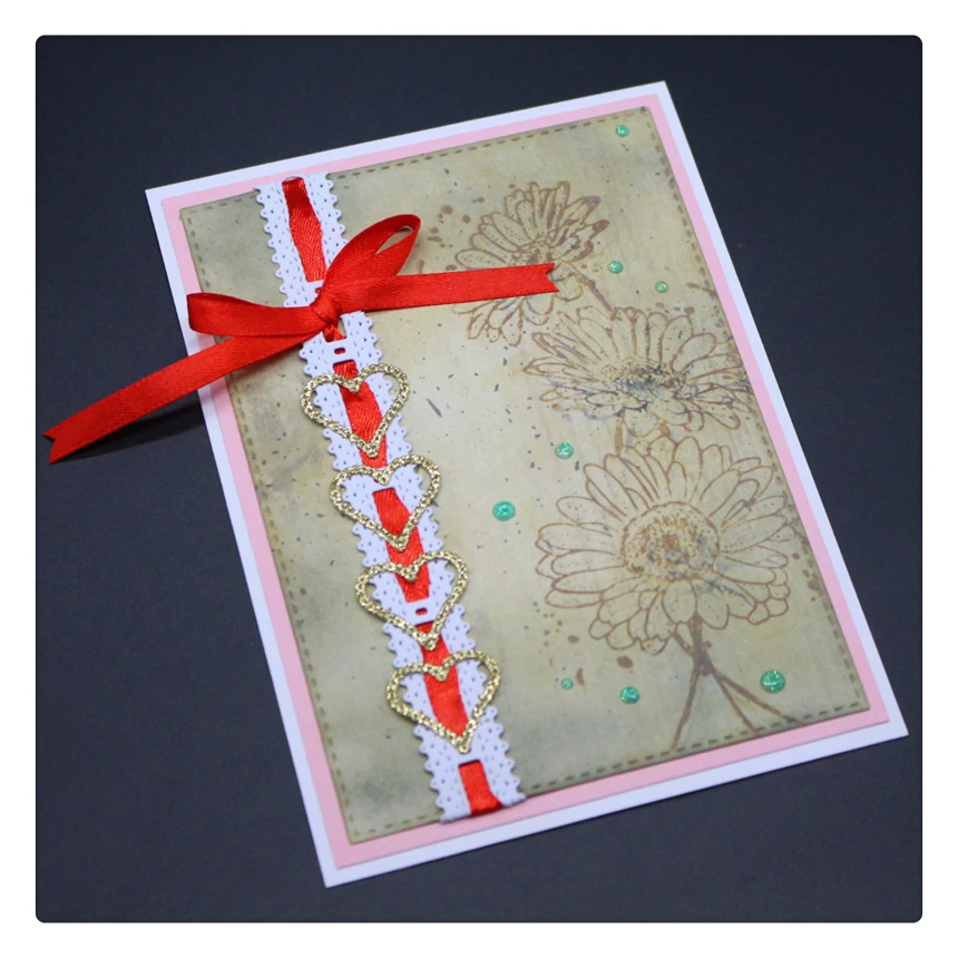 YINISE скрапбукинга металлические режущие штампы для трафареты обложки книги