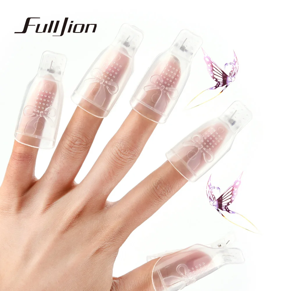 Fulljion 5 шт./компл. ногтей гель для снятия лака проливной дождь УФ лак Обертывания