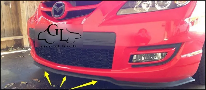 Для Mazda 3 для Mazda3 M3 Axela BK BL BM дефлектор бампера/переднего спойлера тюнинга