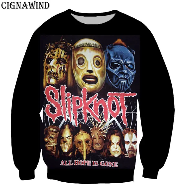 Модный дизайн хип-хоп группа Slipknot Толстовка для мужчин/женщин 3D Принт толстовки кофты повседневные Harajuku стиль уличная одежда топы - Цвет: 06
