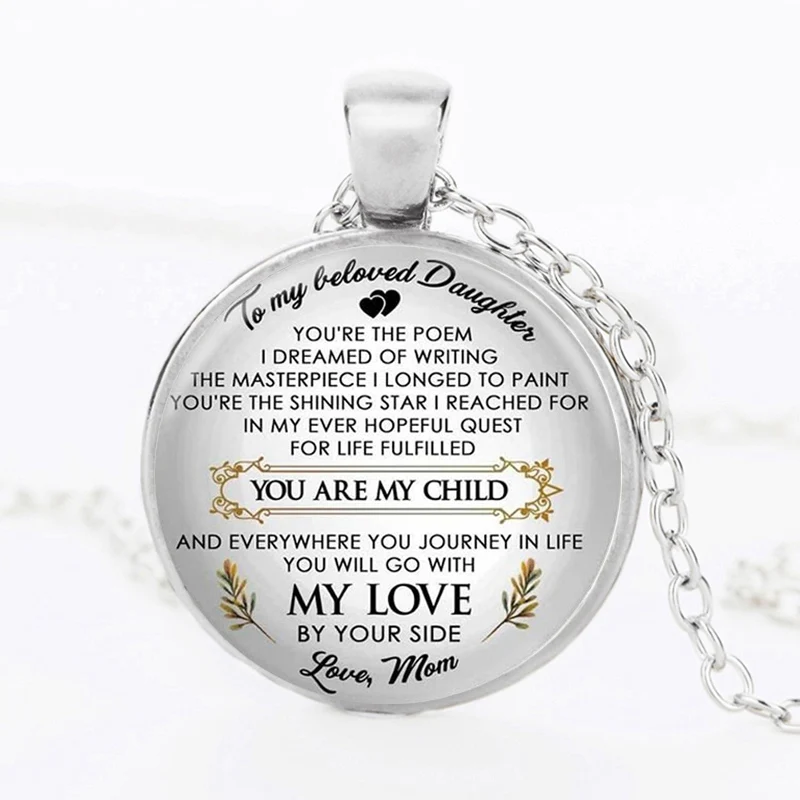 Модные ювелирные изделия для моей дочери ожерелье золотого и серебряного цвета