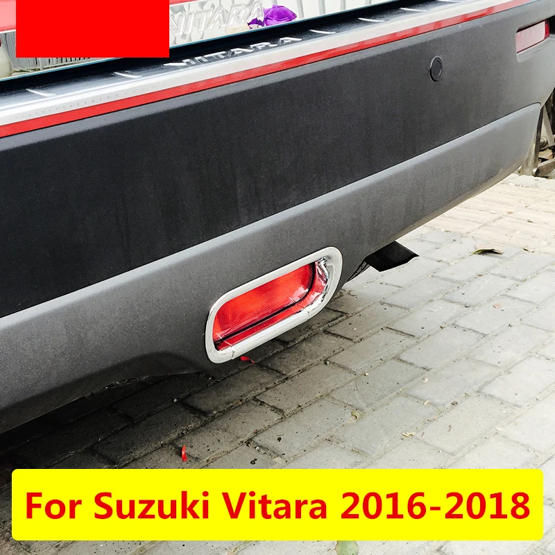 Для Suzuki Vitara 2016 2018 Автомобильная задняя противотуманная фара Накладка полоса ABS