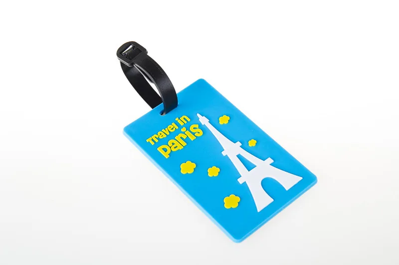 Мультфильм ПВХ подвесные сумки для багажа путешествий аксессуары бирка