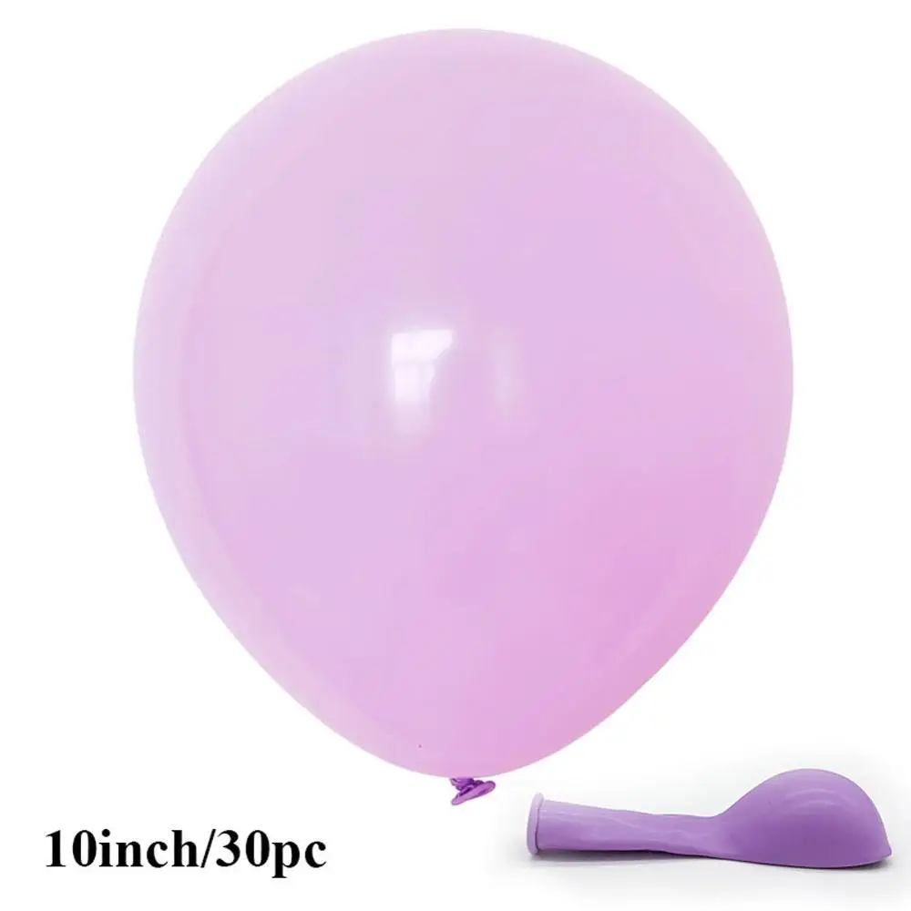 purple 10inch 30 шт. макароны шары из латекса балони День рождения воздушные шарики в виде леденцов День Рождения украшения девочка мальчик ребенок душ свадьба Golobos - Цвет: purple 10inch