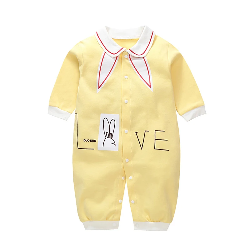 Детские ползунки с длинным рукавом для маленьких детей надписью I Love Mama и