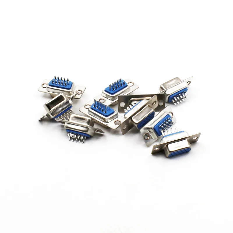 DB15 15 P параллельный порт 15 Pin Мужской Женский провод припоя Разъем VGA адаптер Matel пластиковый корпус крышка