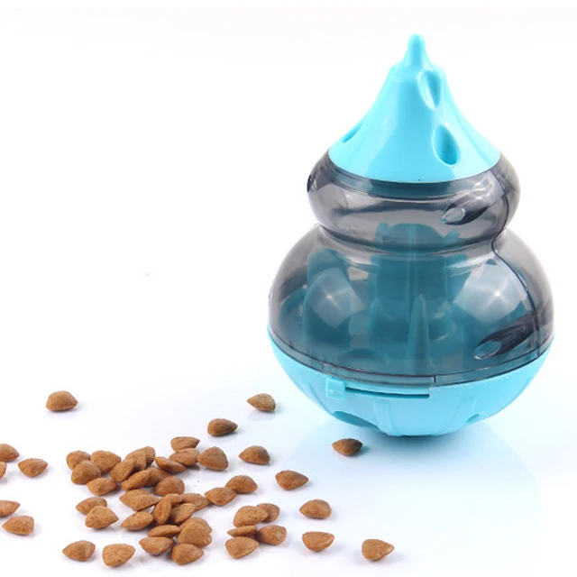 Blue SMARTPET интерактивный корм для собак и кошек мяч для игры чаша игрушка забавный питомец встряхивание утечки контейнер для еды щенок котенок для медленного приема пищи игрушки - Цвет: Blue