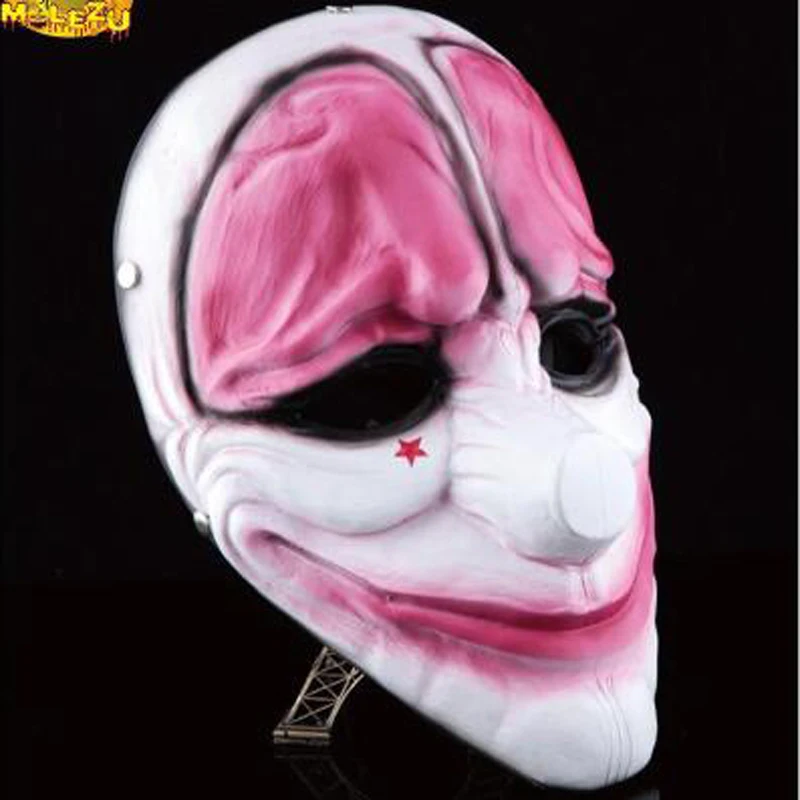 Высокое качество Хэллоуин страшный Payday 2 Hoxton смолы маски косплей маски для вечеринки Мужчины Джокер маскарадный костюм коллекция реквизит