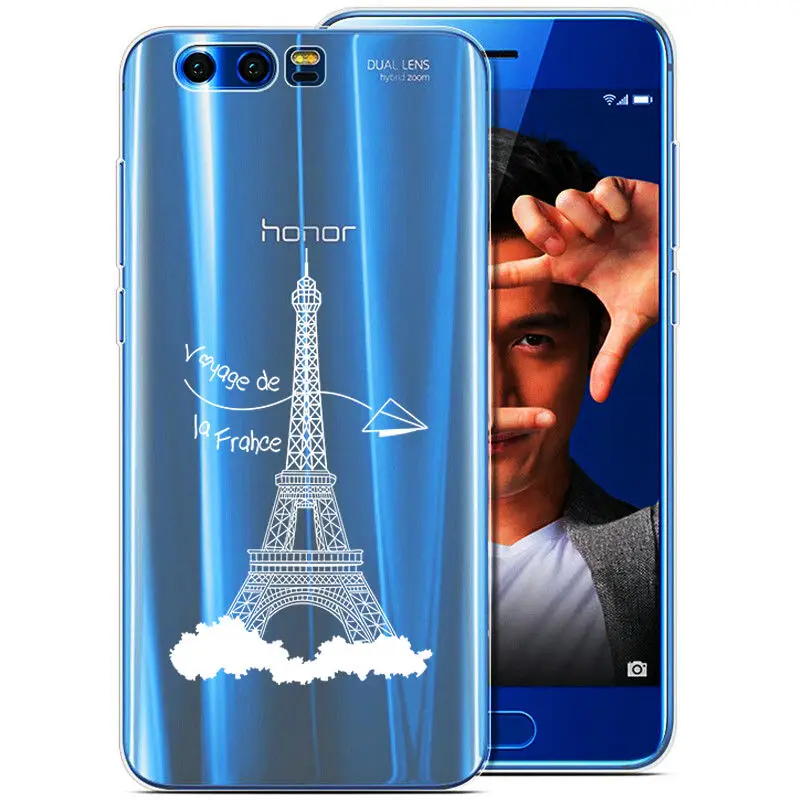Мягкий чехол для телефона из ТПУ для Huawei Honor 9 V9, окрашенный чехол для Huawei Honor Play 10 V10, силиконовый чехол для Honor 7A 7C 7X 8X V9, чехлы