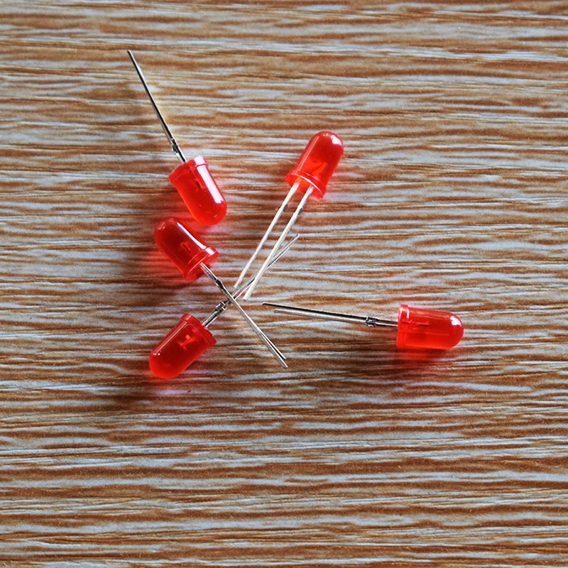 100 шт. 5 мм F5 СВЕТОДИОДНЫЕ игрушки DIY аксессуары/части технической модели детские